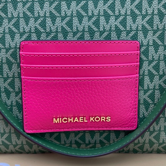 MICHAEL KORS
Large Pebbled Leather Card Holder Case
Electric Pink 
NWT - Picture 2 of 16